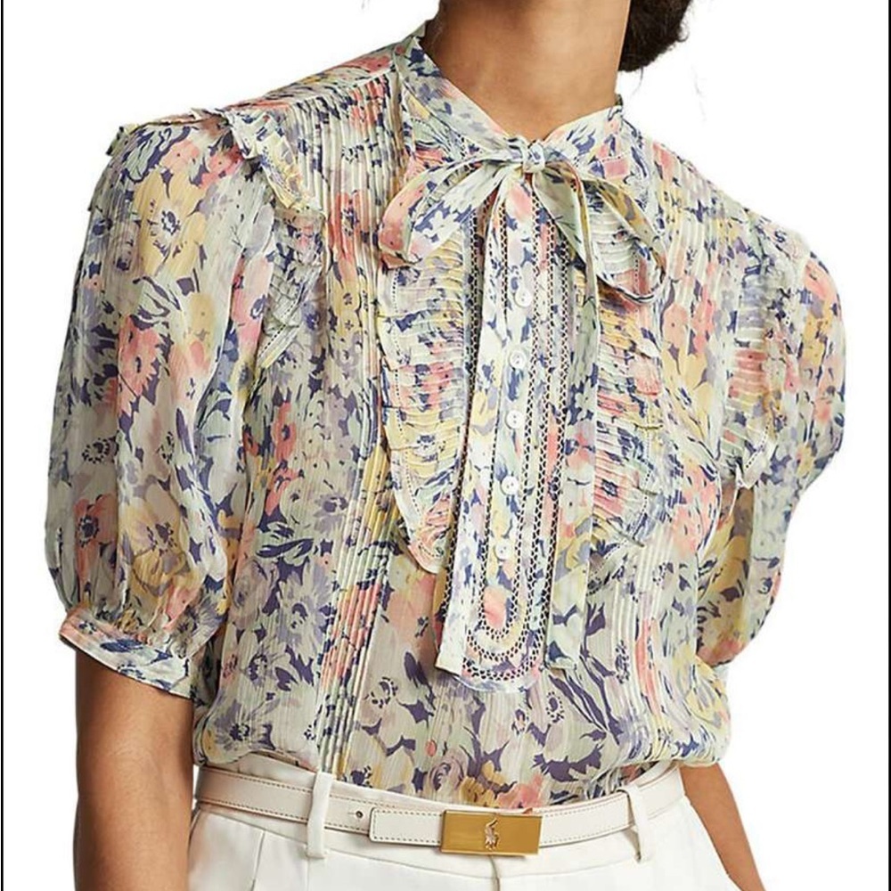 Polo Ralph Lauren floral blouse - Picture 7 of 7